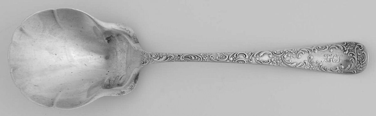 Douglas (Sterling, 1899) Solid Salad Serving Spoon by Gorham Silver-1