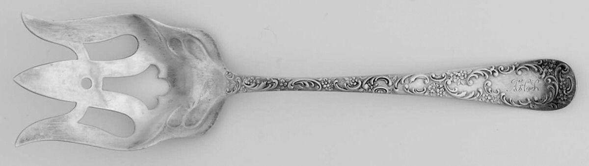Douglas (Sterling, 1899) Solid Salad Serving Fork by Gorham Silver-1