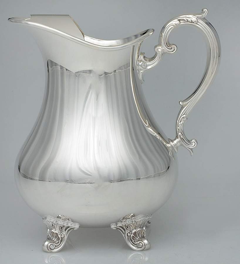 Duchess (Silverplate, Hollowware) Ice Lip Water Pitcher by Gorham Silver-1
