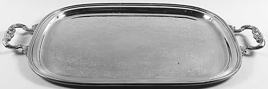 Duchess (Silverplate, Hollowware) Large Silverplate Waiter Tray by Gorham Silver-1