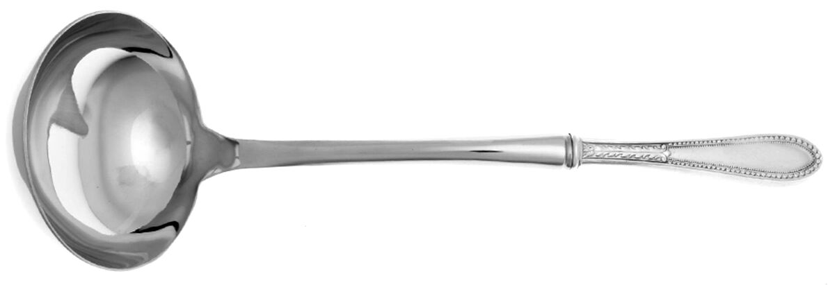 Edgeworth (Sterling, 1922) Soup Ladle with Stainless Bowl HC by Gorham Silver-1