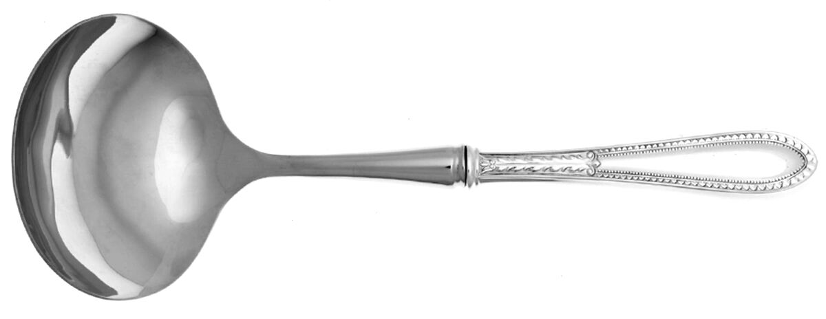 Edgeworth (Sterling, 1922) Gravy Ladle with No Spout Stainless Bowl HC by Gorham Silver-1