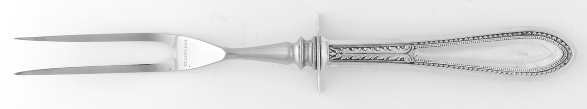 Edgeworth (Sterling, 1922) Small Steak Carving Fork with Stainless Prongs by Gorham Silver-1