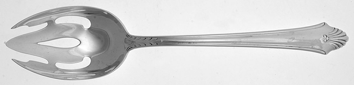 Edgemont (Sterling, 1987) Pierced Tablespoon (Serving Spoon) by Gorham Silver-1