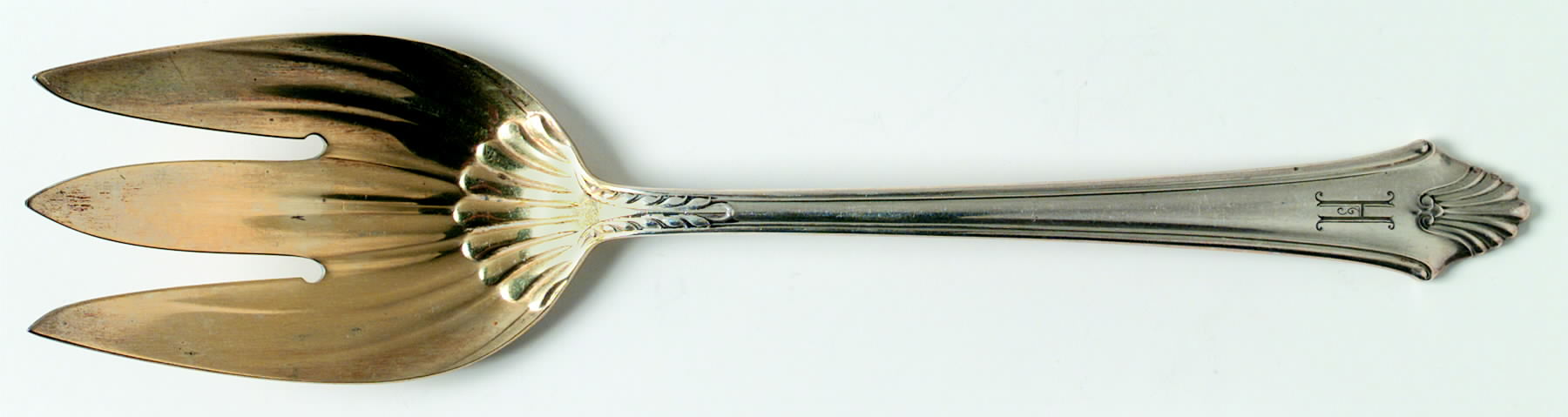 Edgemont (Sterling, 1987) Solid Serving Fork by Gorham Silver-1