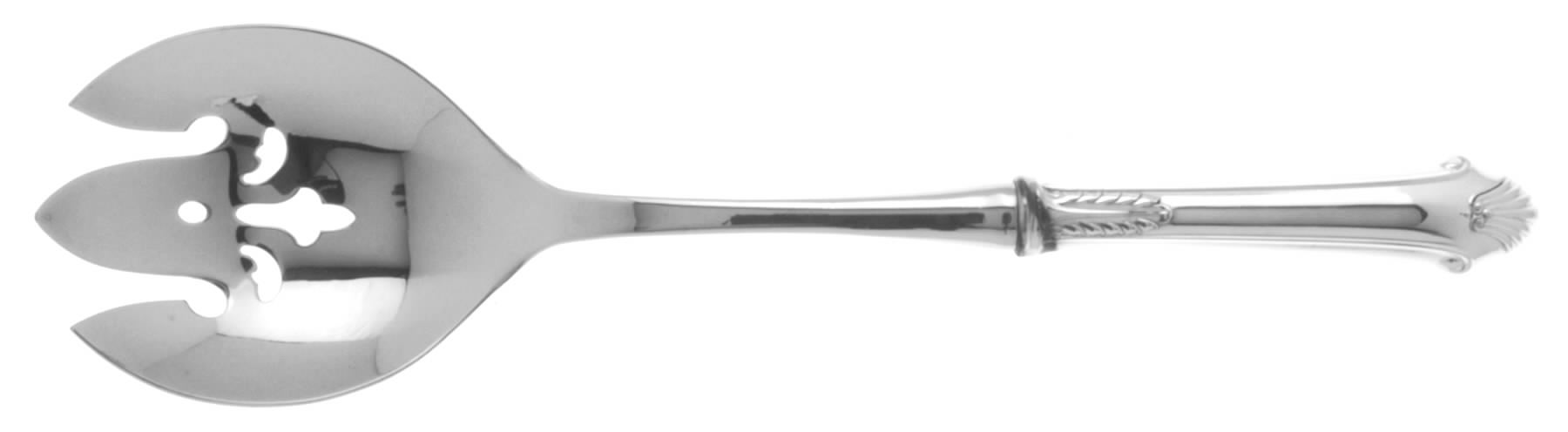 Edgemont (Sterling, 1987) Salad Serving Fork with Stainless Prongs by Gorham Silver-1