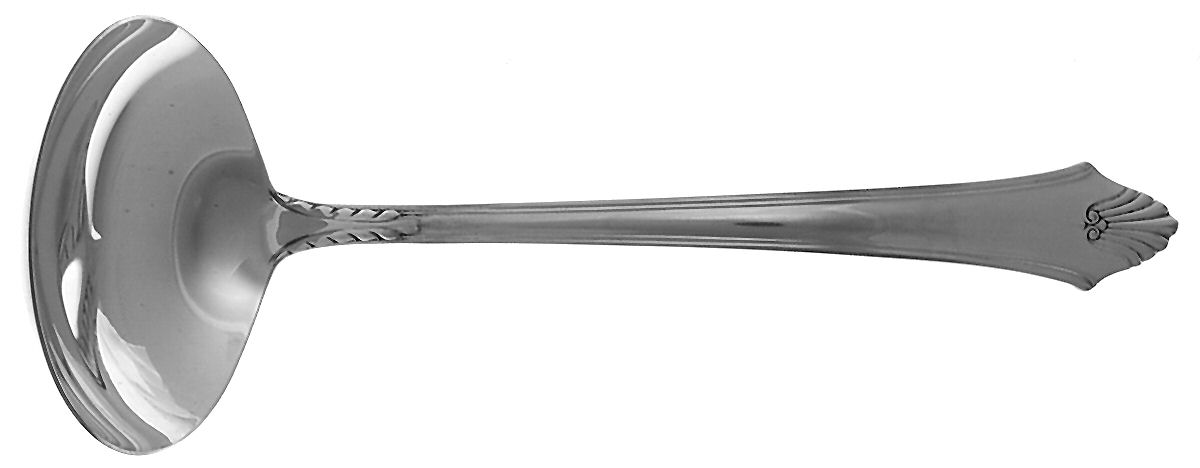 Edgemont (Sterling, 1987) Solid Gravy Ladle by Gorham Silver-1