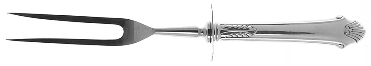 Edgemont (Sterling, 1987) Large Stainless-Prong Roast Carving Fork by Gorham Silver-1