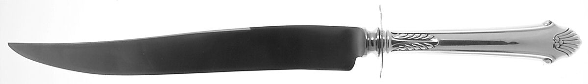 Edgemont (Sterling, 1987) Large Stainless Blade Roast Carving Knife by Gorham Silver-1