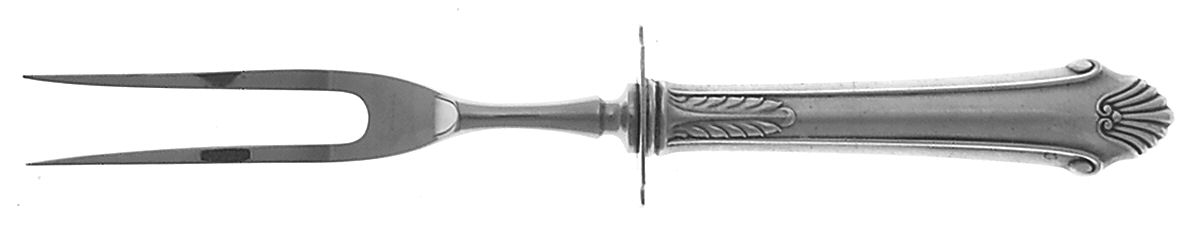 Edgemont (Sterling, 1987) Small Steak Carving Fork with Stainless Prongs by Gorham Silver-1