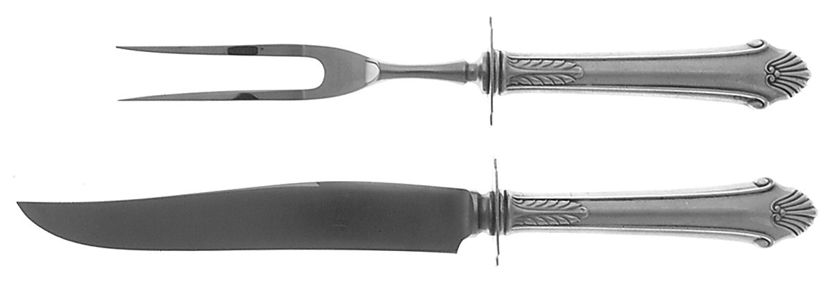 Edgemont (Sterling, 1987) Small Steak 2-Piece Carving Set w/Stainless Blade by Gorham Silver-1