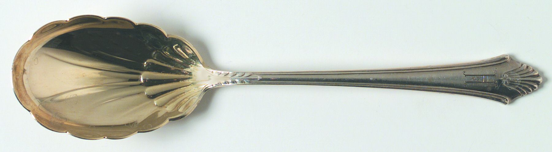 Edgemont (Sterling, 1987) Sugar Shell Spoon by Gorham Silver-1