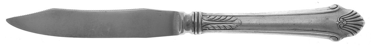Edgemont (Sterling, 1987) Orange Knife with Silverplate Blade by Gorham Silver-1