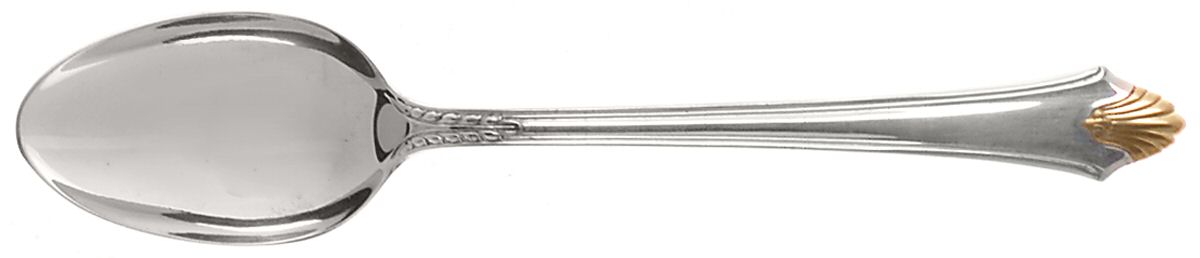 Edgemont Gold (Sterling, Gold Accent, 1987) Demitasse Spoon by Gorham Silver-1