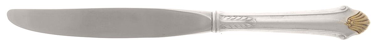Edgemont Gold (Sterling, Gold Accent, 1987) Modern Hollow Knife by Gorham Silver-1