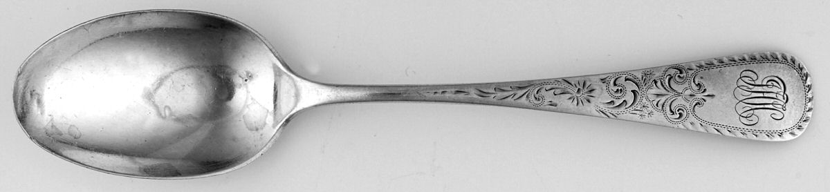 Elmwood (Sterling, 1894) Monogram Teaspoon by Gorham Silver-1