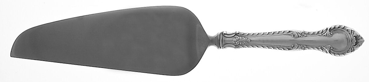 English Gadroon (Sterling, 1939, No Monos) Pie and Cake Server with Stainless Blade by Gorham Silver-1