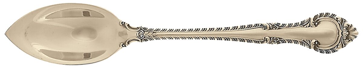 English Gadroon (Sterling, 1939, No Monos) Fruit/Orange Spoon by Gorham Silver-1