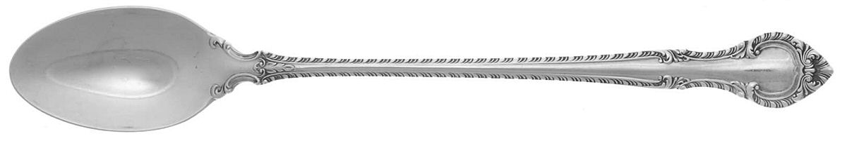 English Gadroon (Sterling, 1939, No Monos) Iced Tea Spoon by Gorham Silver-1