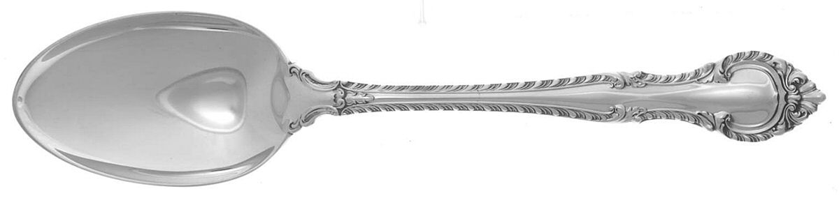English Gadroon (Sterling, 1939, No Monos) Oval Soup Spoon (Place Size) by Gorham Silver-1
