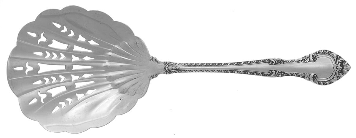 English Gadroon (Sterling, 1939, No Monos) Tomato Server, Solid Piece by Gorham Silver-1