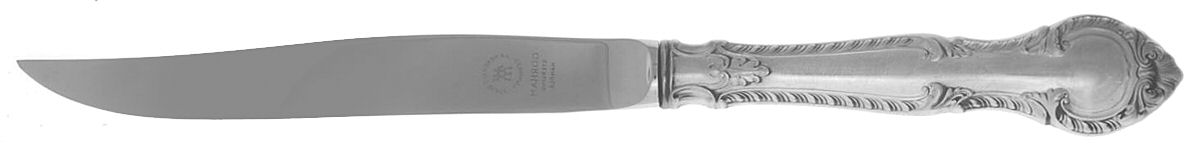 English Gadroon (Sterling, 1939, No Monos) Individual Steak Knife Hollow Handle by Gorham Silver-1