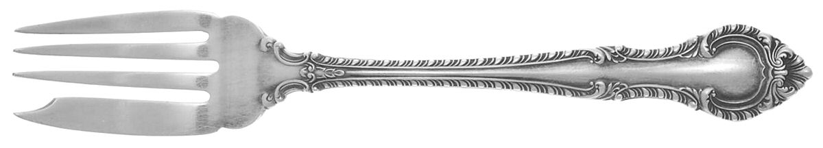 English Gadroon (Sterling, 1939, No Monos) Individual Salad Fork by Gorham Silver-1