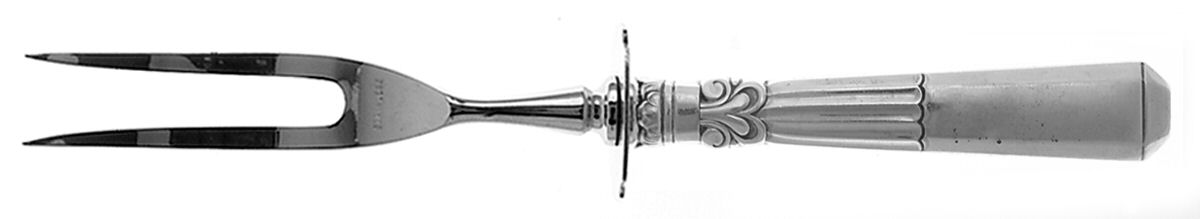 Epic (Sterling, 1941) Small Carving Fork W/Sterling Guard by Gorham Silver-1