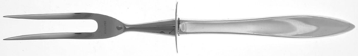 Esprit (Sterling, 1963) Small Carving Fork W/Sterling Guard by Gorham Silver-1