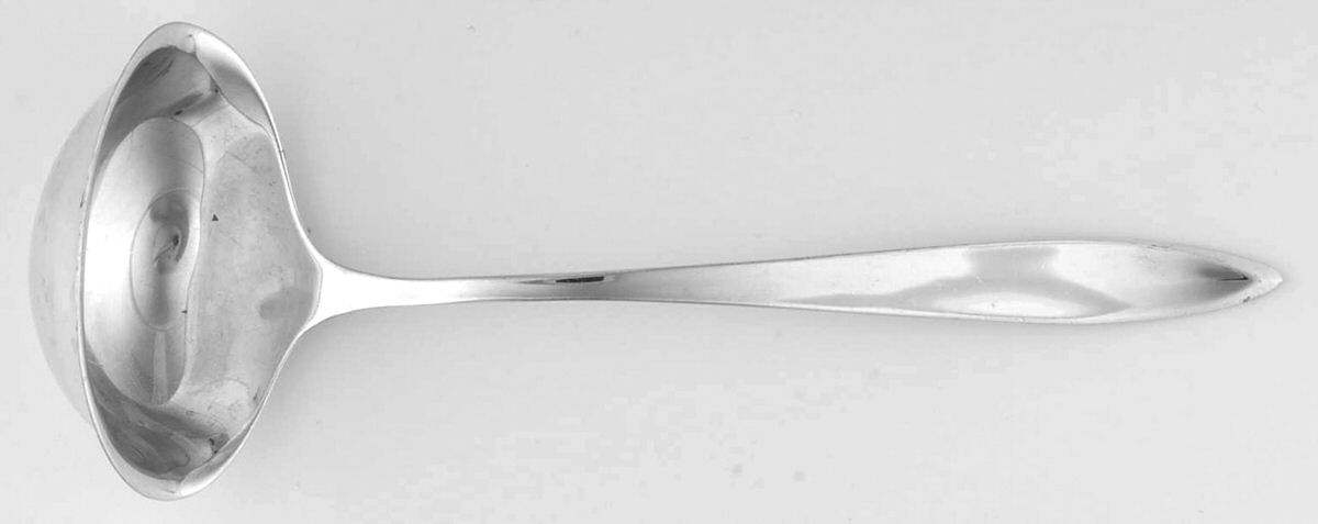 Esprit (Sterling, 1963) Solid Piece Cream Ladle by Gorham Silver-1