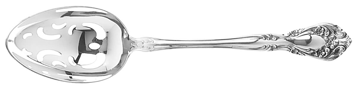 Essex (Silverplate, 1980) Pierced Tablespoon (Serving Spoon) by Gorham Silver-1