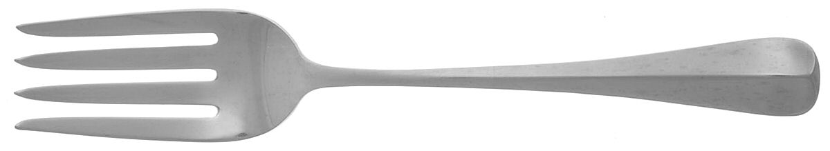 Ethan Allen (Satin Finish, Stainless) Medium Solid Cold Meat Serving Fork by Gorham Silver-1