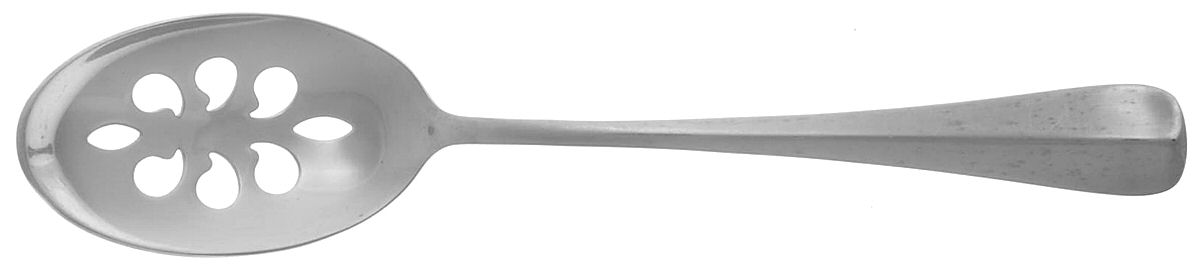 Ethan Allen (Satin Finish, Stainless) Pierced Tablespoon (Serving Spoon) by Gorham Silver-1