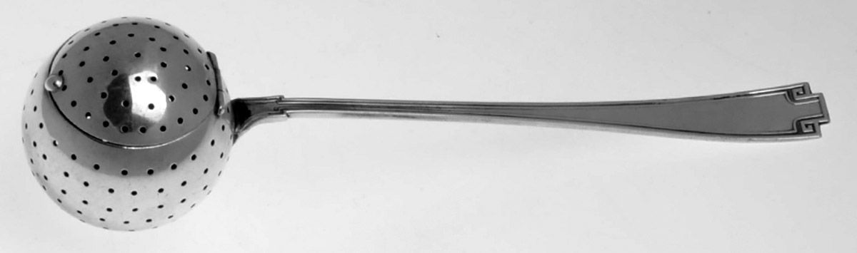 Etruscan (Sterling, 1913) Individual Solid Tea Ball/Spoon by Gorham Silver-1