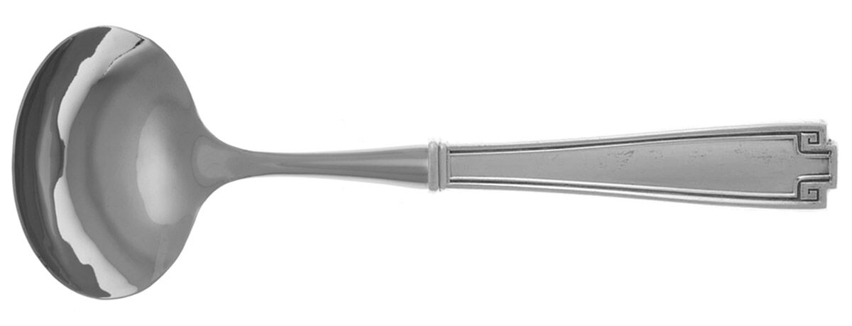 Etruscan (Sterling, 1913) Gravy Ladle with No Spout Stainless Bowl HC by Gorham Silver-1