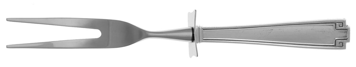 Etruscan (Sterling, 1913) Carving Fork Small with Stainless Prongs HC by Gorham Silver-1