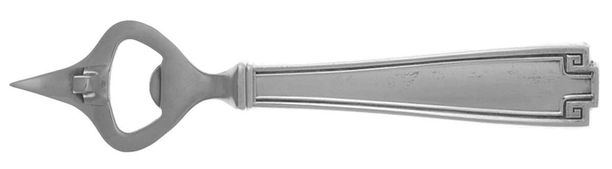 Etruscan (Sterling, 1913) Bottle/Can Opener with Stainless Bowl HC by Gorham Silver-1
