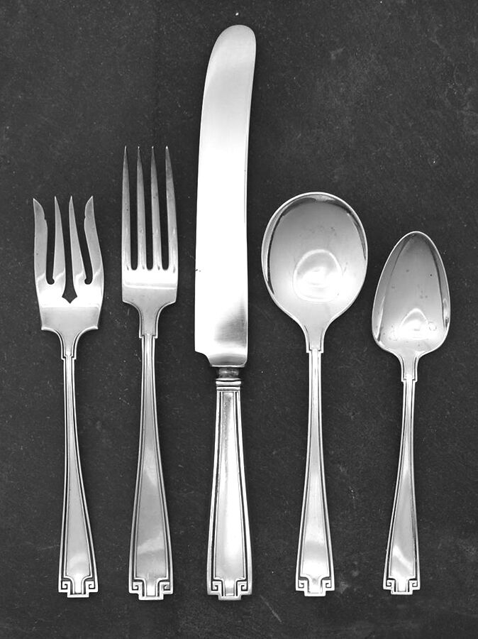 Etruscan (Sterling, 1913) 40  Piece Estate Set by Gorham Silver-1