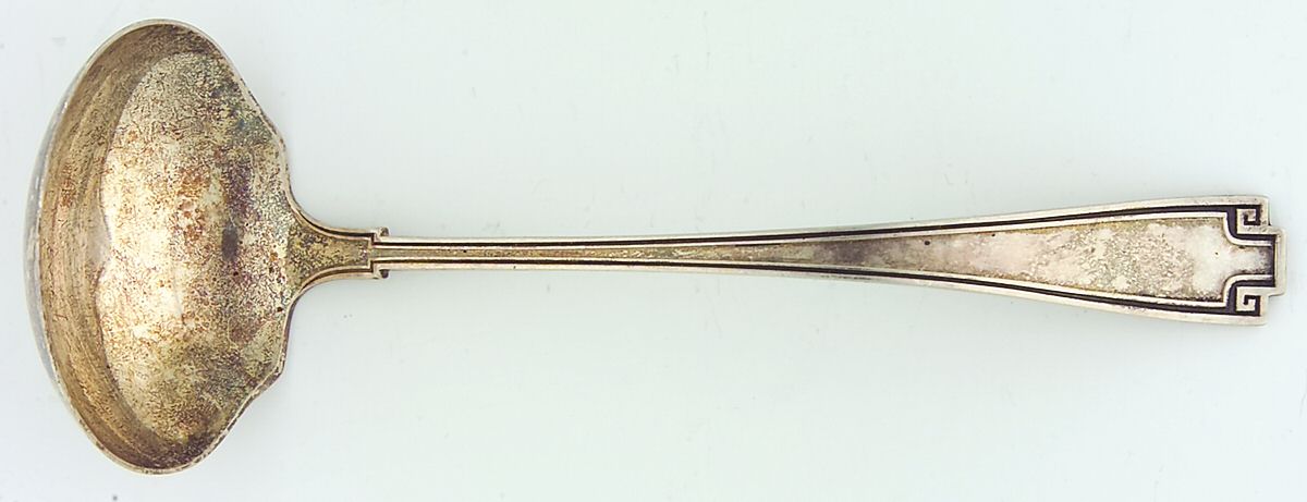 Etruscan (Sterling, 1913) Solid Gravy Ladle by Gorham Silver-1