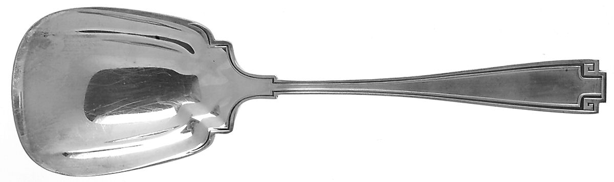 Etruscan (Sterling, 1913) Oversize Solid Salad Serving Spoon by Gorham Silver-1