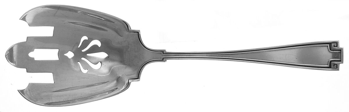 Etruscan (Sterling, 1913) Solid Salad Serving Fork by Gorham Silver-1