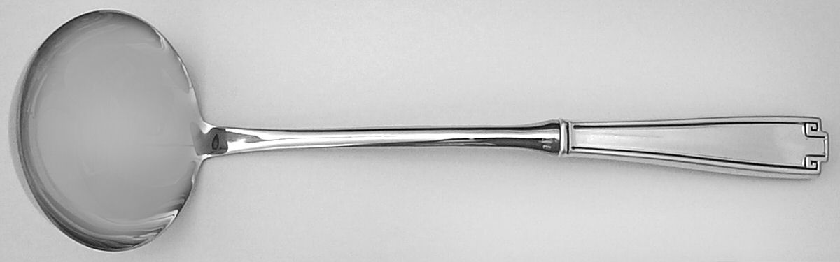 Etruscan (Sterling, 1913) Soup Ladle with Stainless Bowl by Gorham Silver-1