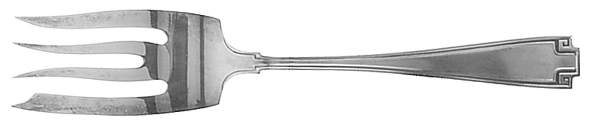 Etruscan (Sterling, 1913) Fork-Cold Meat/Servg-Sm/Solid by Gorham Silver-1