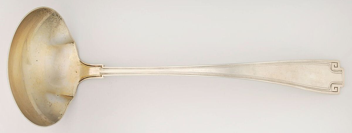 Etruscan (Sterling, 1913) Solid Soup Ladle by Gorham Silver-1