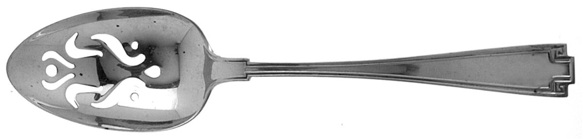 Etruscan (Sterling, 1913) Pierced Tablespoon (Serving Spoon) HC by Gorham Silver-1