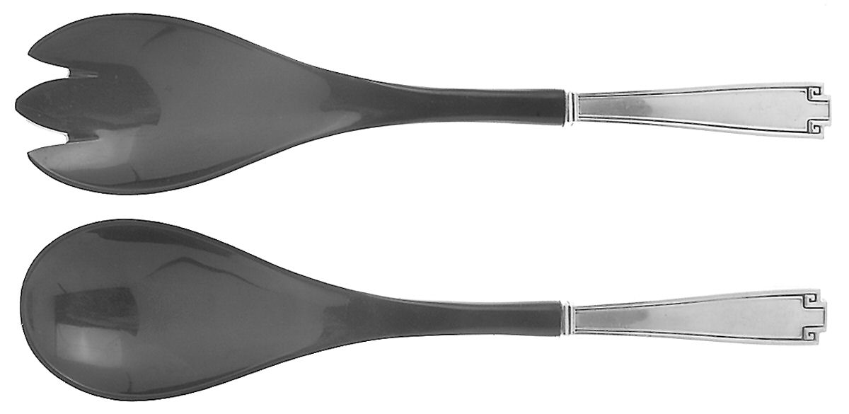 Etruscan (Sterling, 1913) Plastic Bowl 2-Piece Salad Set by Gorham Silver-1