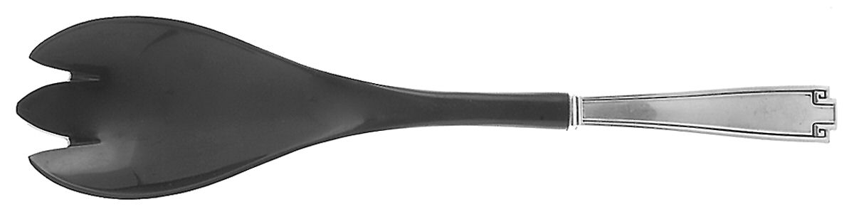 Etruscan (Sterling, 1913) Salad Serving Fork with Plastic Prongs by Gorham Silver-1