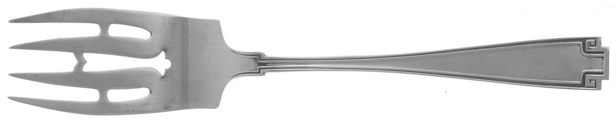 Etruscan (Sterling, 1913) Medium Solid Cold Meat Serving Fork by Gorham Silver-1