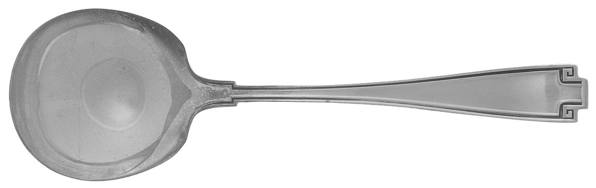 Etruscan (Sterling, 1913) Round Bowl Soup Spoon (Bouillon) by Gorham Silver-1
