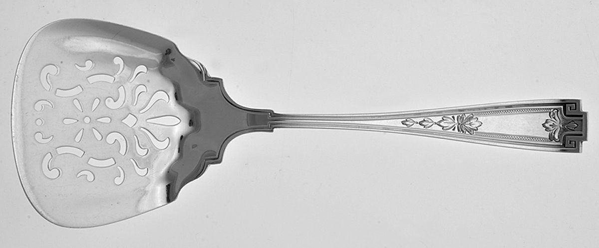 Etruscan-Engraved (Sterling, 1913) Small Tomato Server,  Solid Piece by Gorham Silver-1